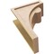 Ekena Millwork 9"W x 18"D x 27"H Classic Viola Rough Cedar Woodgrain TimberThane Corbel, Primed Tan CORUR09X18X27VIORCPR - alternate 6